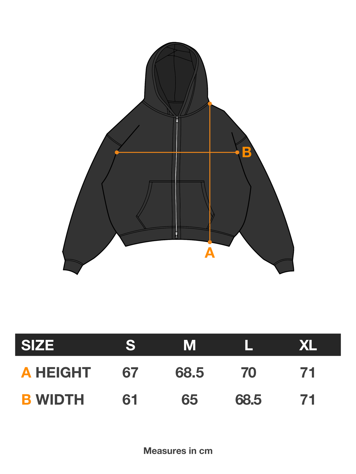 CLASSIC LOGO ZIPPED HOODIE