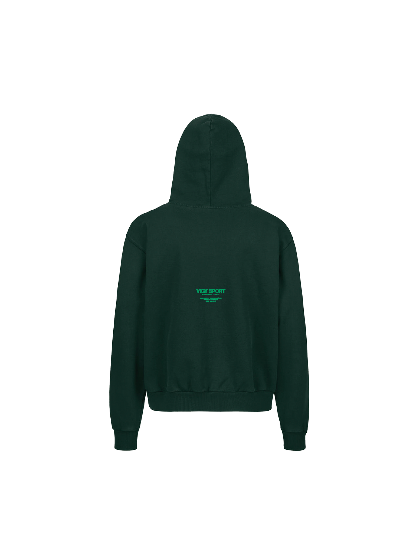 LUXURY SPORTSWEAR ZIPPED HOODIE