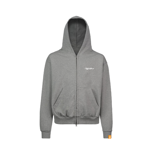 CLASSIC LOGO ZIPPED HOODIE